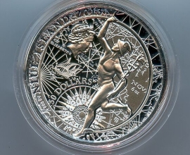 50 dollars 2013 Niue FORTUNA 200 gr. Silver, Circulation 2500 pcs. THICK!!!